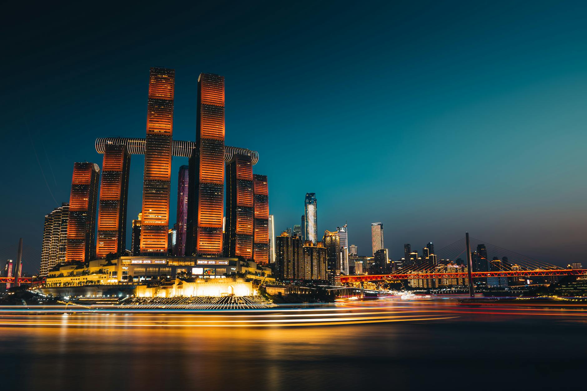 Вечер: Огни мегаполиса и речная прогулка - Чунцин